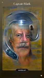 Captain Mark Richards - Wombo Art About Mark Richards
