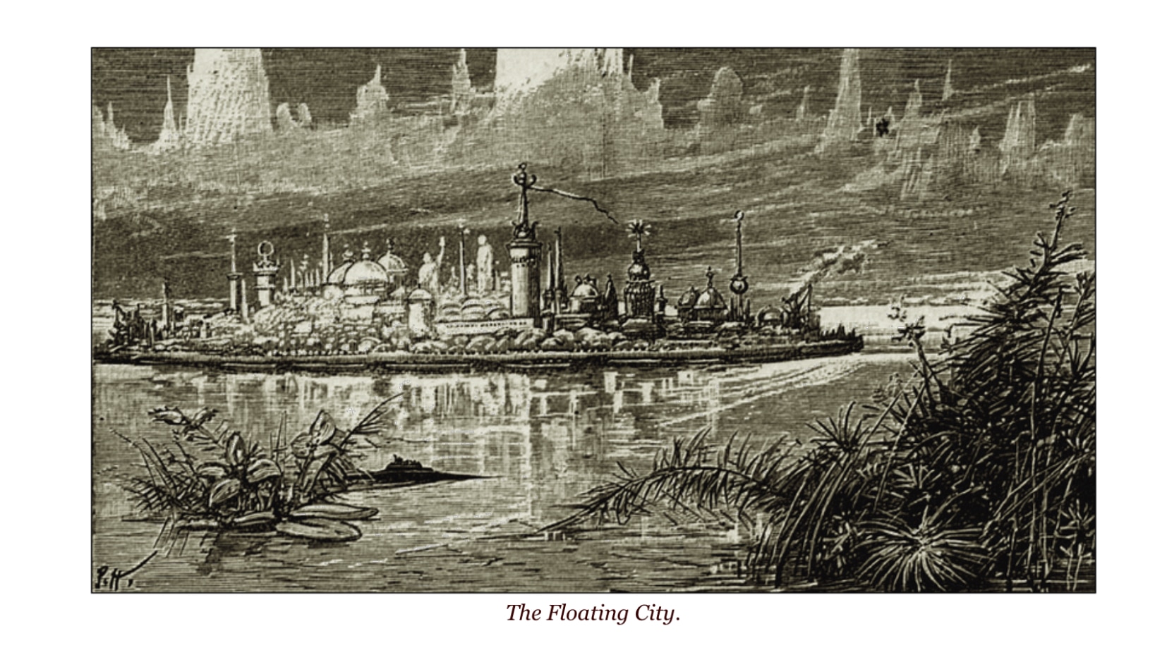 Letters from the planets - mars floating city