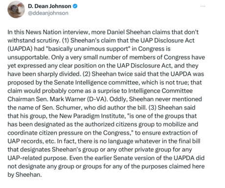 Danny sheehan on the disclosure prpcedd